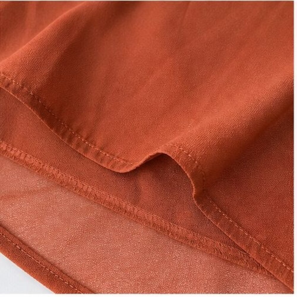 Rust Peplum Top - Picture 6 of 6